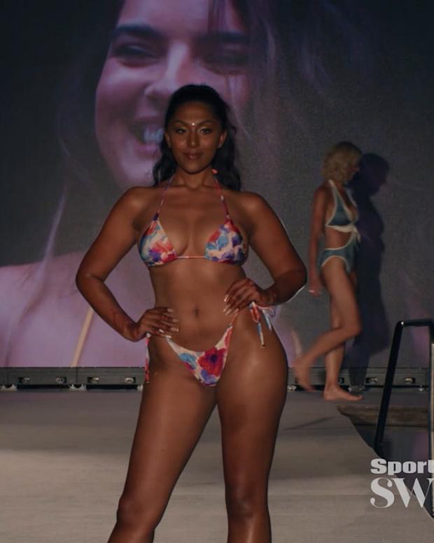 Highlights of SI Swim Search Finalist Manju Bangalore at Miami Swim Wde